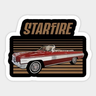 Oldsmobile Starfire Convertible 1962 Awesome Automobile Sticker
